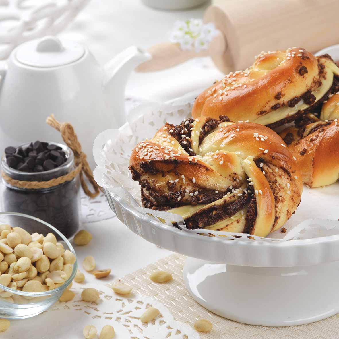 Choco Nut Bun